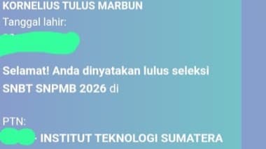 Bukti kelulusan SNBT Zypiaer