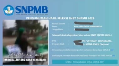 Bukti kelulusan SNBT Zypiaer