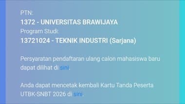 Bukti kelulusan SNBT Zypiaer