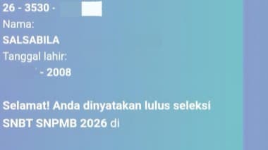 Bukti kelulusan SNBT Zypiaer