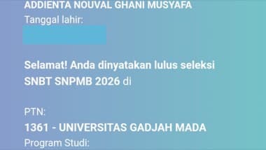 Bukti kelulusan SNBT Zypiaer