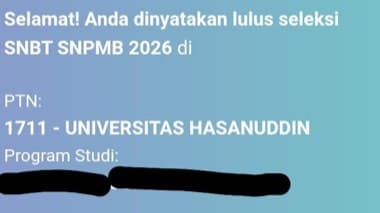 Bukti kelulusan SNBT Zypiaer