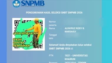 Bukti kelulusan SNBT Zypiaer