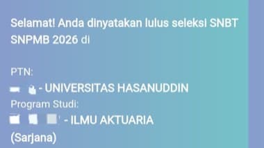 Bukti kelulusan SNBT Zypiaer