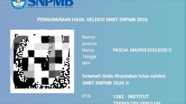 Bukti kelulusan SNBT Zypiaer