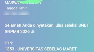 Bukti kelulusan SNBT Zypiaer