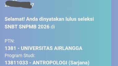 Bukti kelulusan SNBT Zypiaer