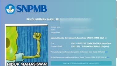 Bukti kelulusan SNBT Zypiaer
