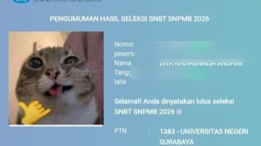 Bukti kelulusan SNBT Zypiaer